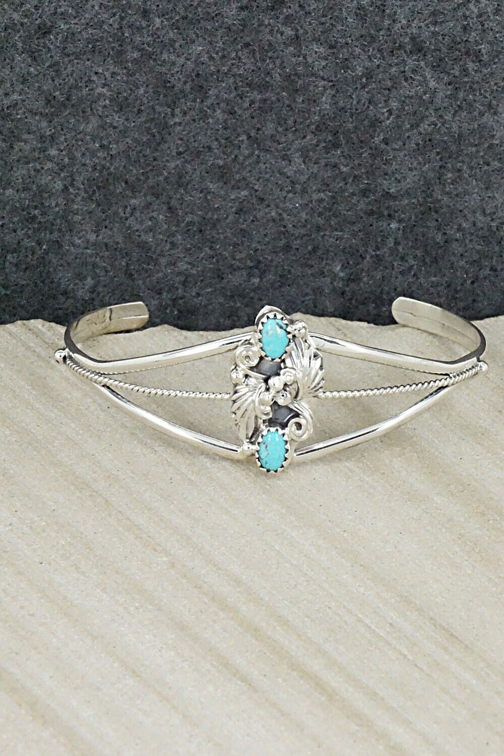 Turquoise & Sterling Silver Bracelet - William Begay