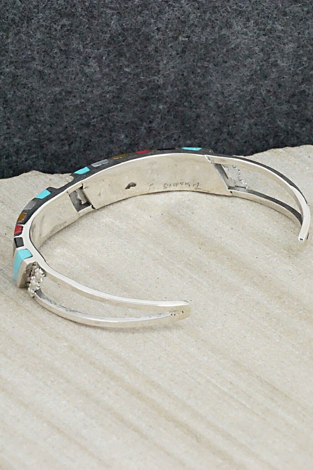 Multi Stone & Sterling Silver Bracelet - Fabian Sheyka