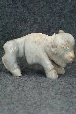 Buffalo Zuni Fetish Carving - Jonas Hustito
