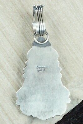 Turquoise and Sterling Silver Pendant - Derrick Gordon