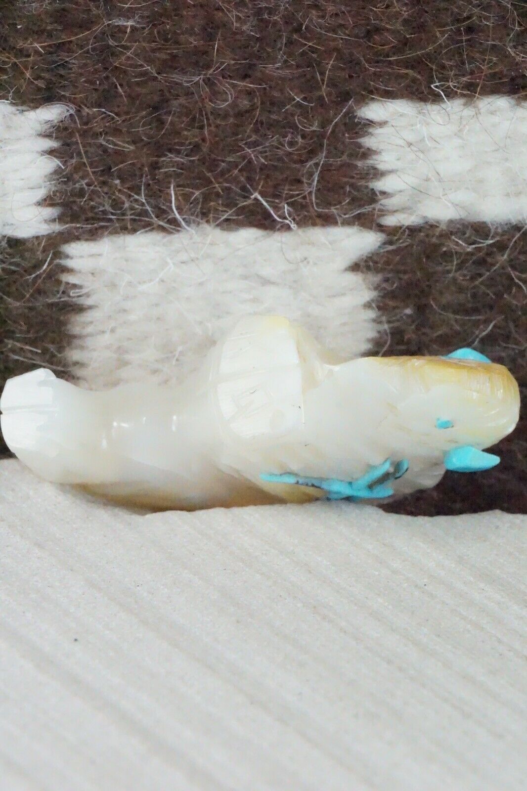 Buffalo Zuni Fetish Carving - Kevin Quam