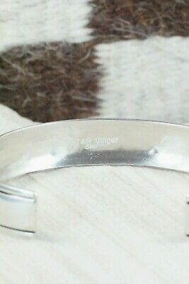 Navajo Sterling Silver Storyteller Bracelet - Richard Singer