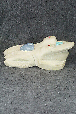 Frog Zuni Fetish Carving - Louise Ponchuella