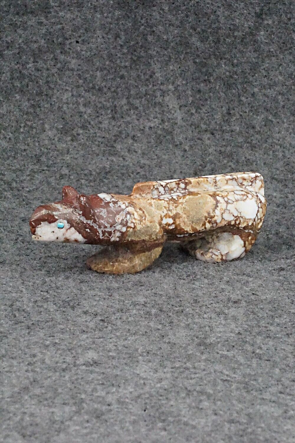 Mountain Lion Zuni Fetish Carving - Ronnie Lunasee