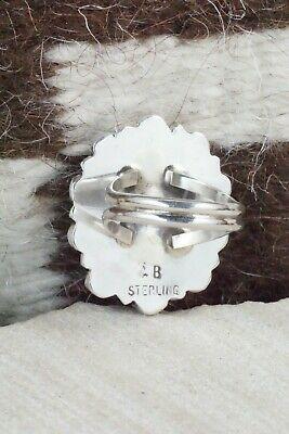 Turquoise and Sterling Silver Ring - Zeita Begay - Size 7.75 - High Lonesome Trading