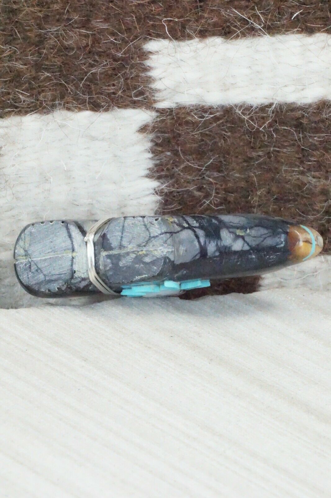 Bear Zuni Fetish Carving - Darrin Boone - High Lonesome Trading