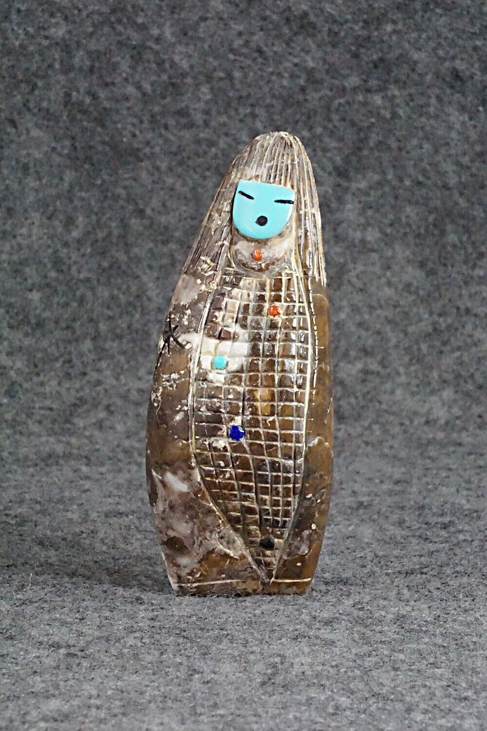 Corn Maiden Zuni Fetish Carving - Sandra Quandelacy