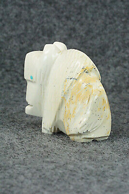 Buffalo Zuni Fetish Carving - Gilbert Lonjose