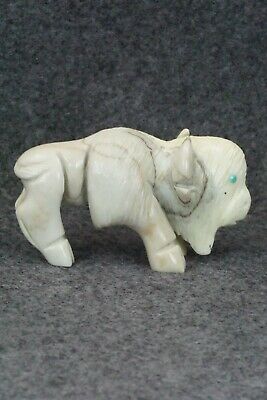 Buffalo Zuni Fetish Carving - Jonas Hustito