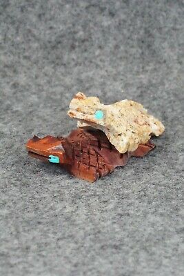 Horned Toad Zuni Fetish Carving - Carl Etsate