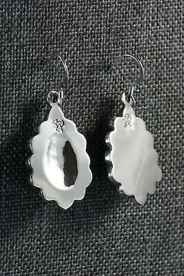 Navajo Turquoise & Sterling Silver Earrings - Freida Martinez