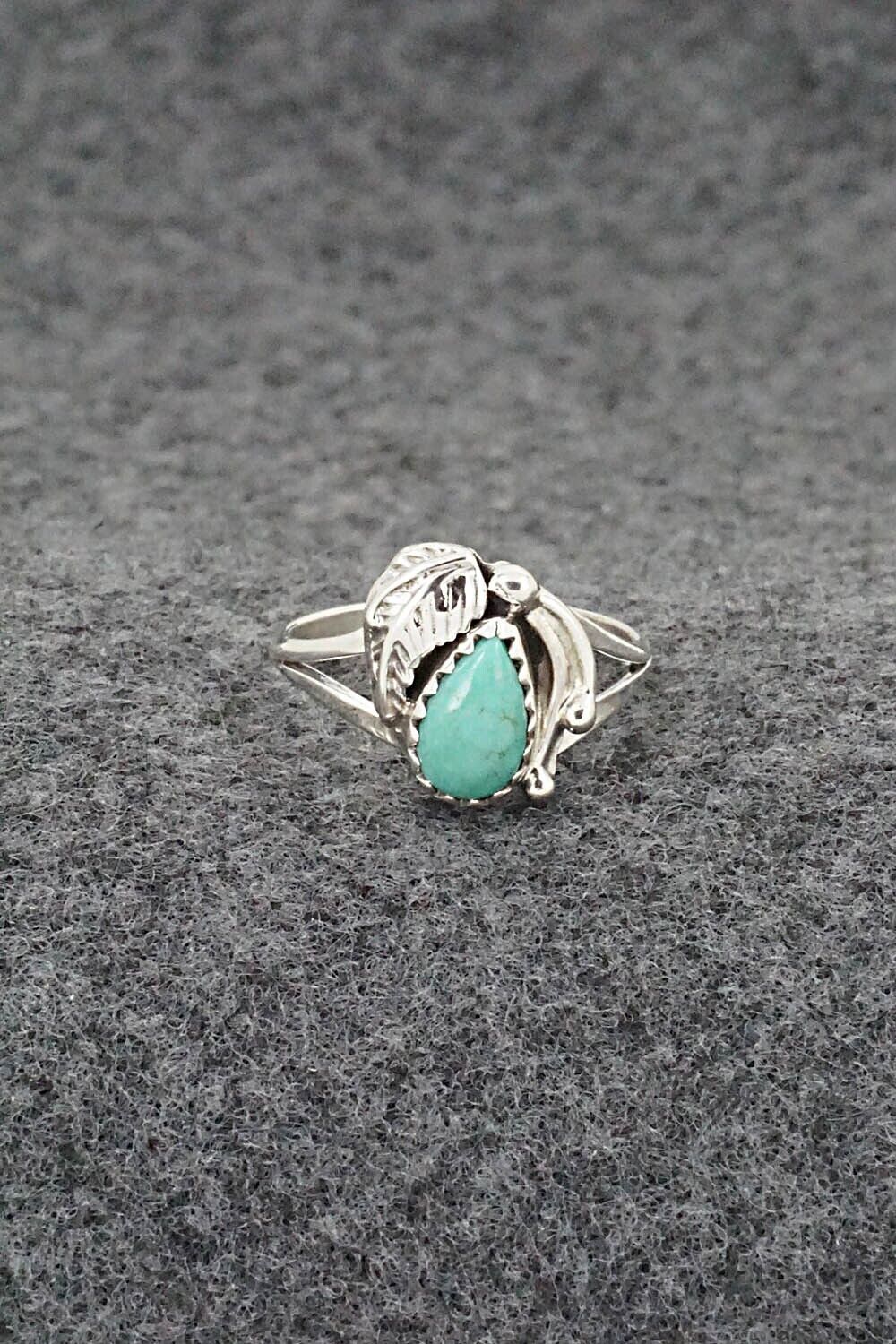 Turquoise & Sterling Silver Ring - Letricia Largo - Size 5.75
