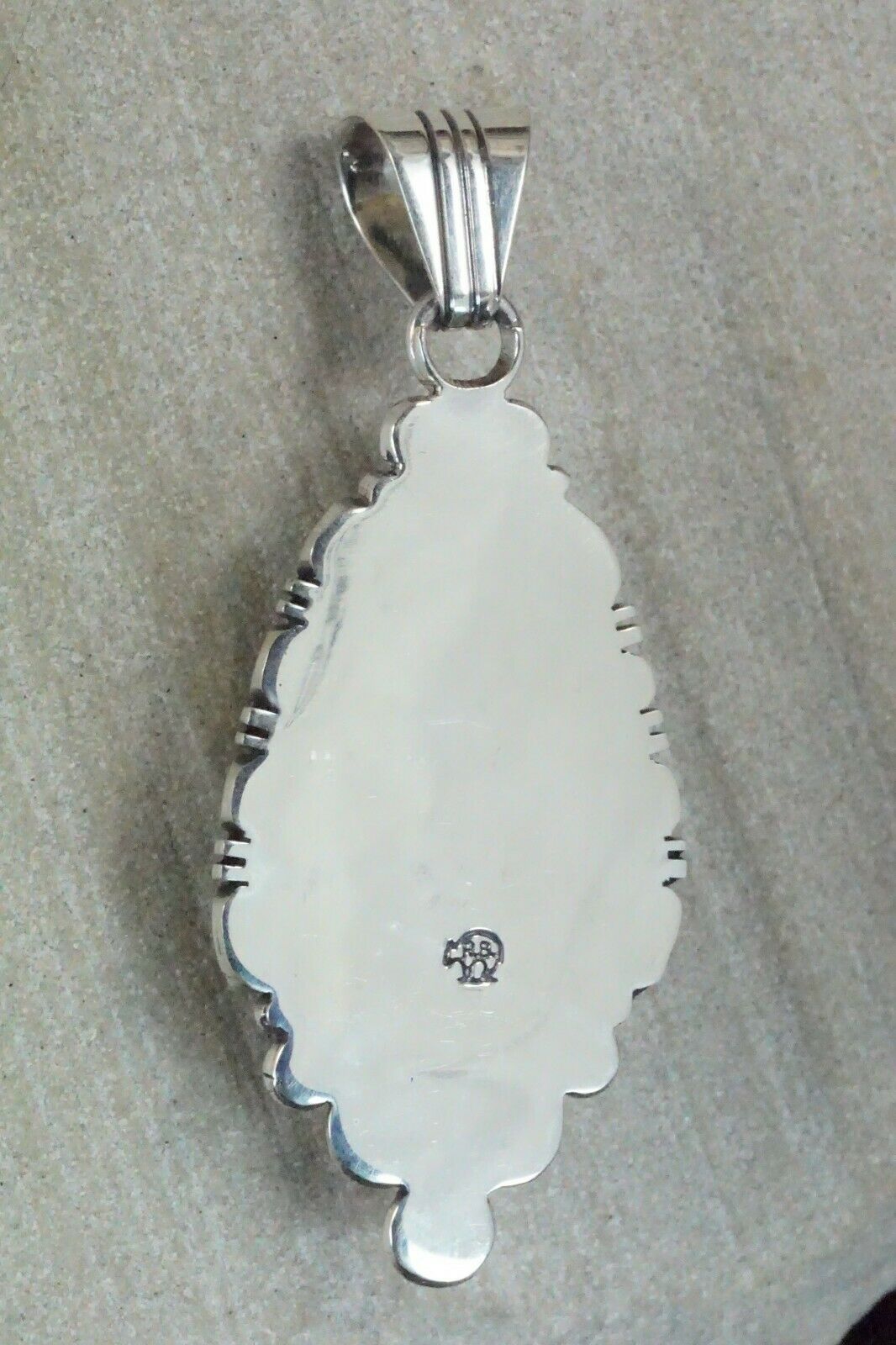 Turquoise & Sterling Silver Pendant - Daniel Benally