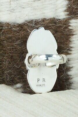 Turquoise & Sterling Silver Ring - Priscilla Reeder - Ring 7.75