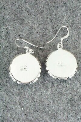 Turquoise & Sterling Silver Earrings - Amos Begay