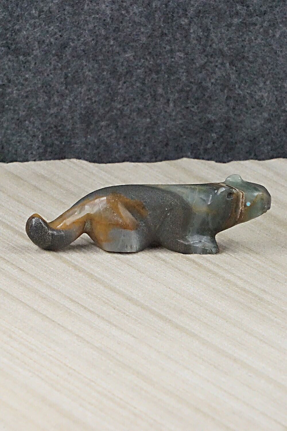 Mountain Lion Zuni Fetish Carving - David Chavez