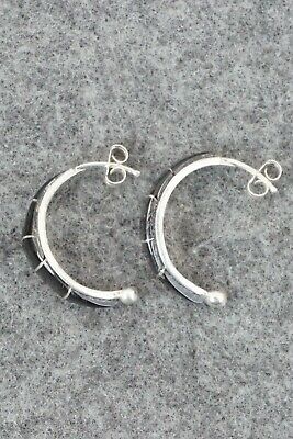 Jet & Sterling Silver Earrings - Val Laate