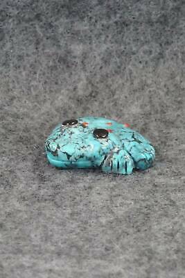 Frog Zuni Fetish Carving - Reynold Lunasee