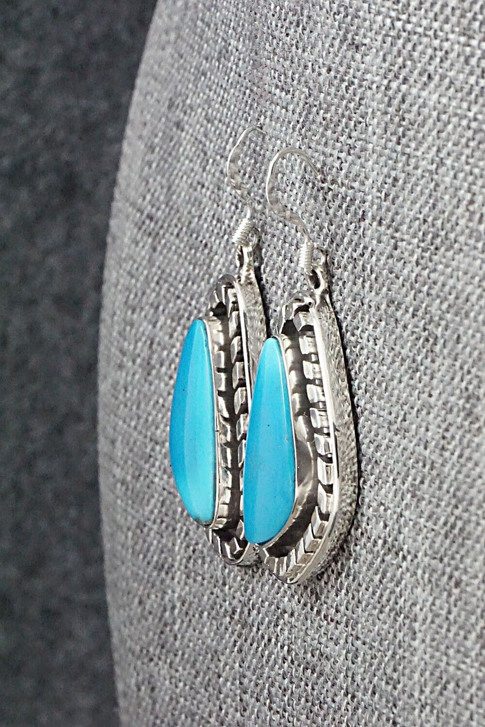 Turquoise and Sterling Silver Earrings - Sharon McCarthy