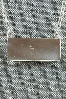Navajo Obsidian and Sterling Silver Necklace - Irvin Tsosie - High Lonesome Trading