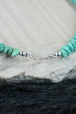 Turquoise & Sterling Silver Necklace - Navajo