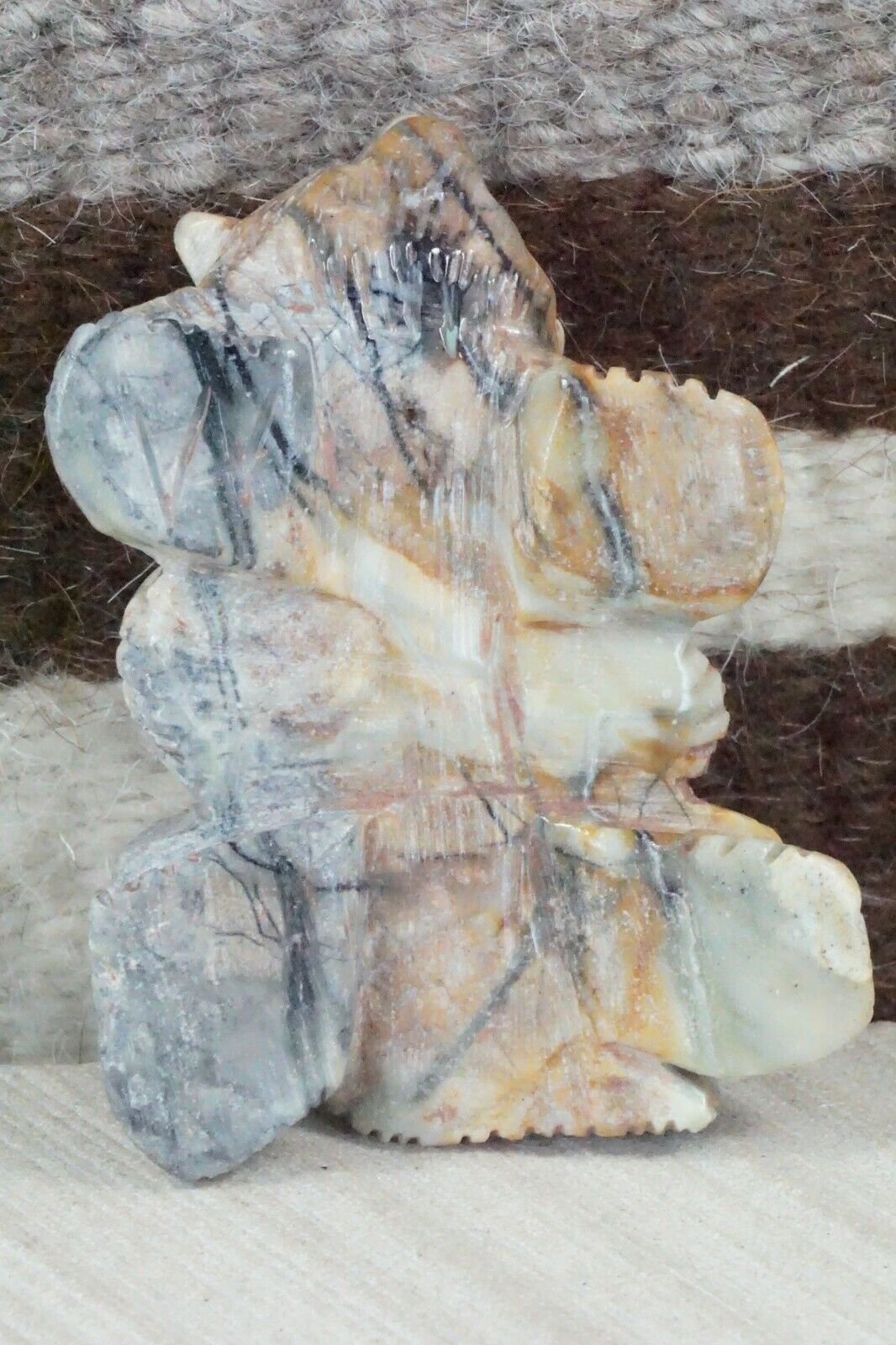 Badger Zuni Fetish Carving - Allison White