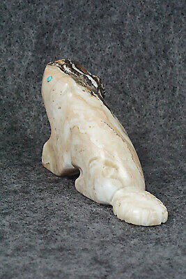 Beaver Zuni Fetish Carving - Reynold Lunasee