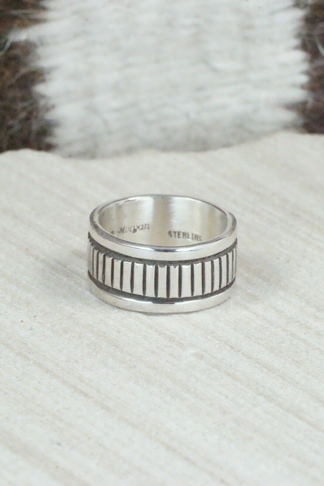 Sterling Silver Ring - Bruce Morgan - Size 6.25