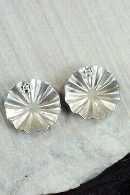 Navajo Sterling Silver Earrings - Arlene Soce