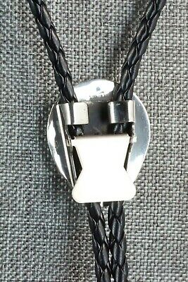 Turquoise & Sterling Silver Bolo Tie - Virginia Long
