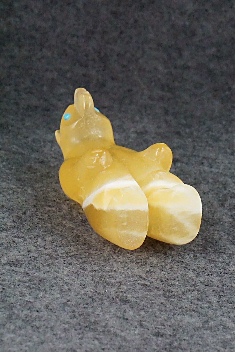 Bear Zuni Fetish Carving - Ronnie Lunasee
