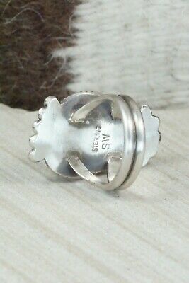 Turquoise & Sterling Silver Ring - Selina Warner - Size 7.5