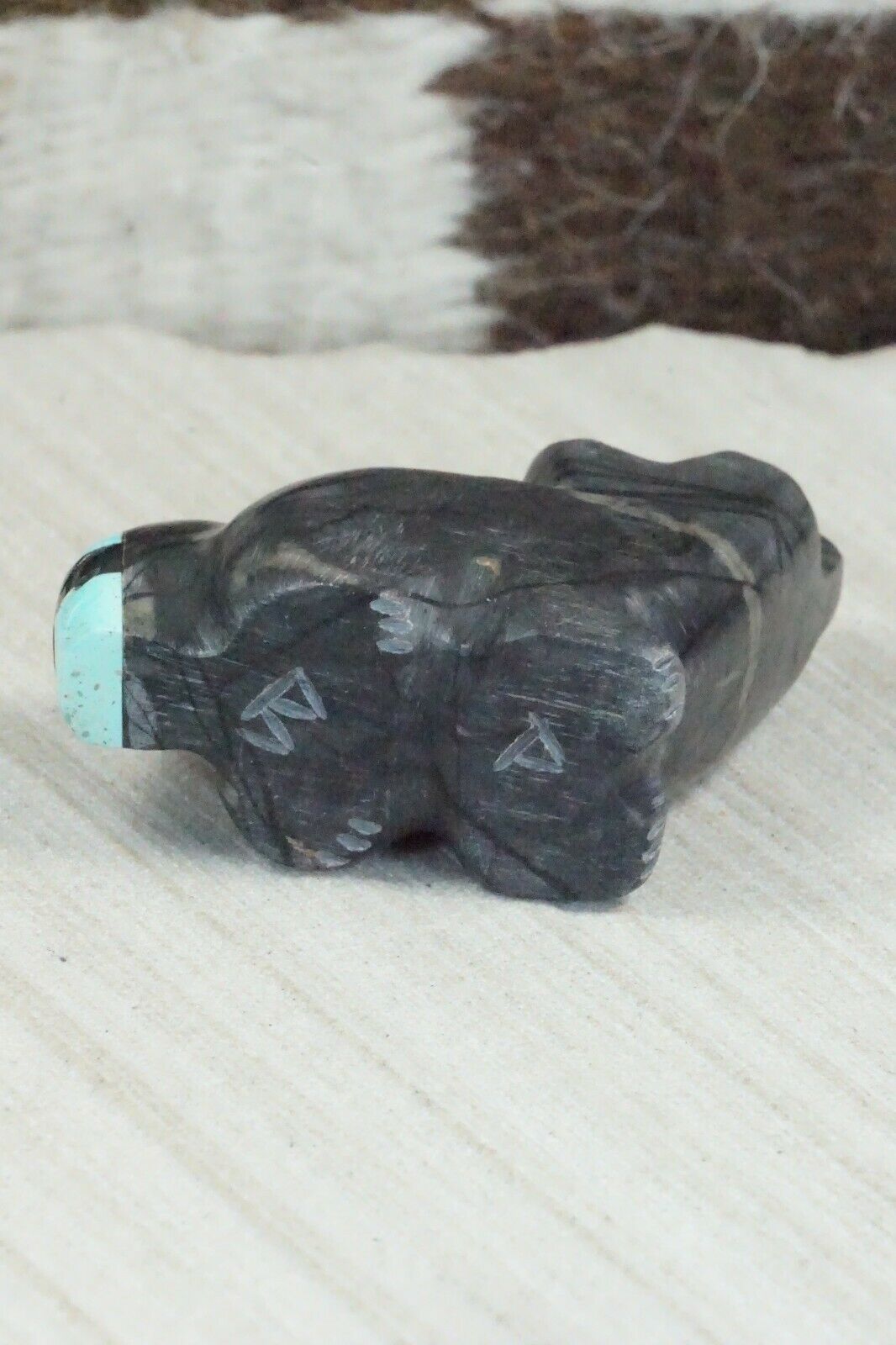 Wolf Zuni Fetish Carving - Brandon Phillips