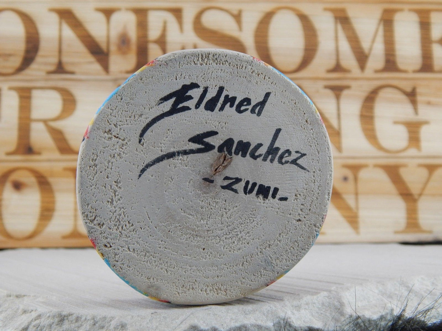 Bear Zuni Fetish Carving - Eldred Sanchez - High Lonesome Trading