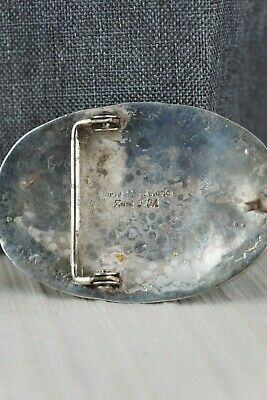 Zuni Turquoise & Sterling Silver Bolo Tie and Buckle - Jude Candelaria - High Lonesome Trading
