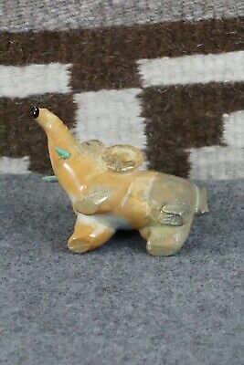Elephant Zuni Fetish Carving - Enrike Leekya
