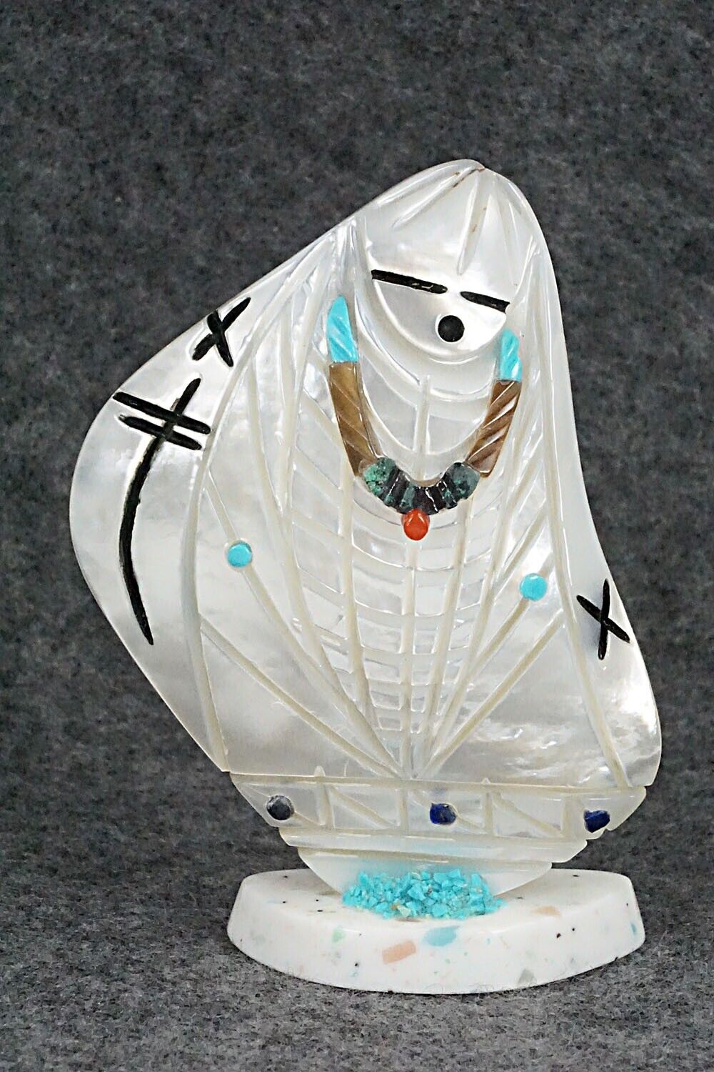 Corn Maiden Zuni Fetish Carving - Vickie Quandelacy