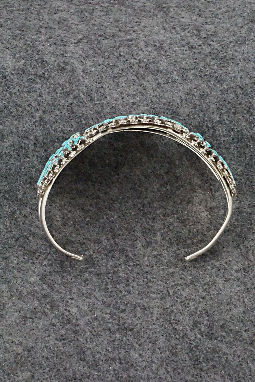 Turquoise & Sterling Silver Bracelet - Merlinda Chavez