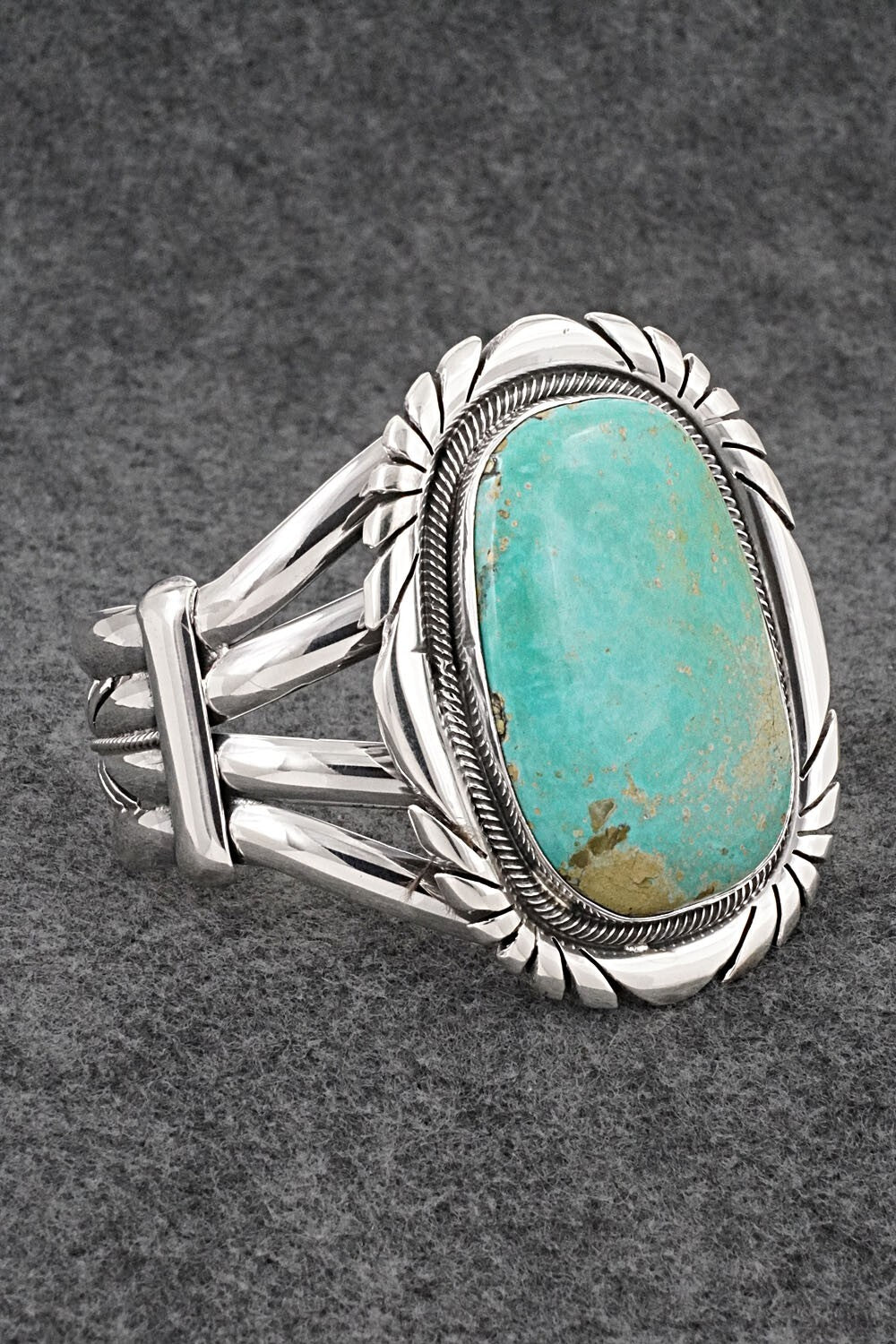 Turquoise & Sterling Silver Bracelet - Mark Yazzie