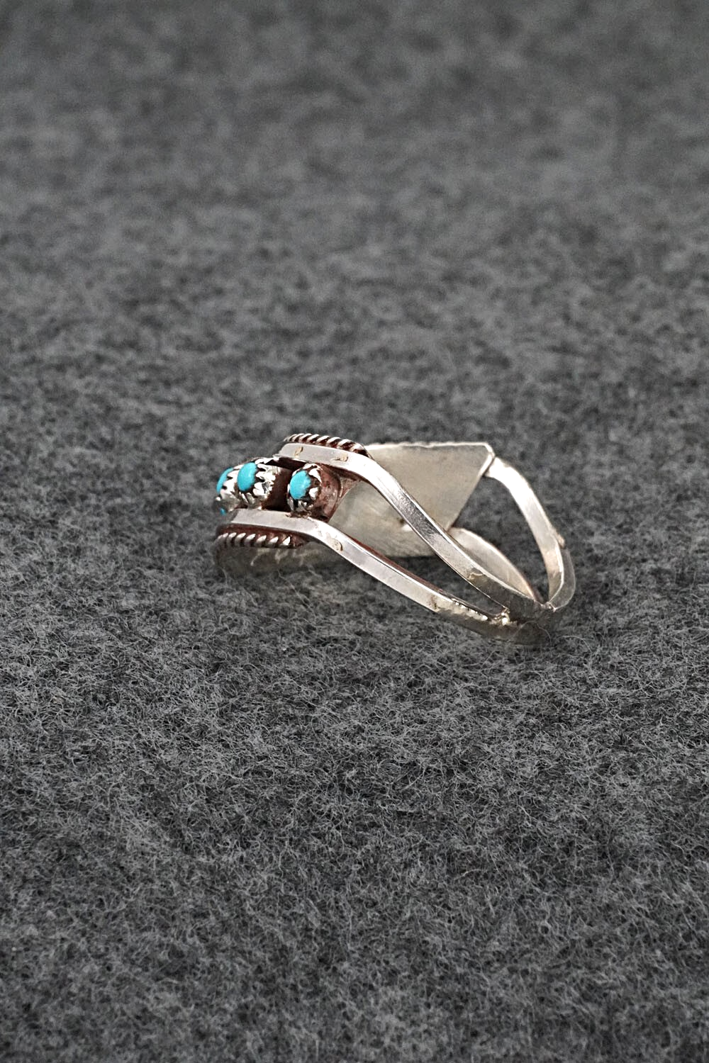 Turquoise & Sterling Silver Ring - Susie Livingston - Size 7.25