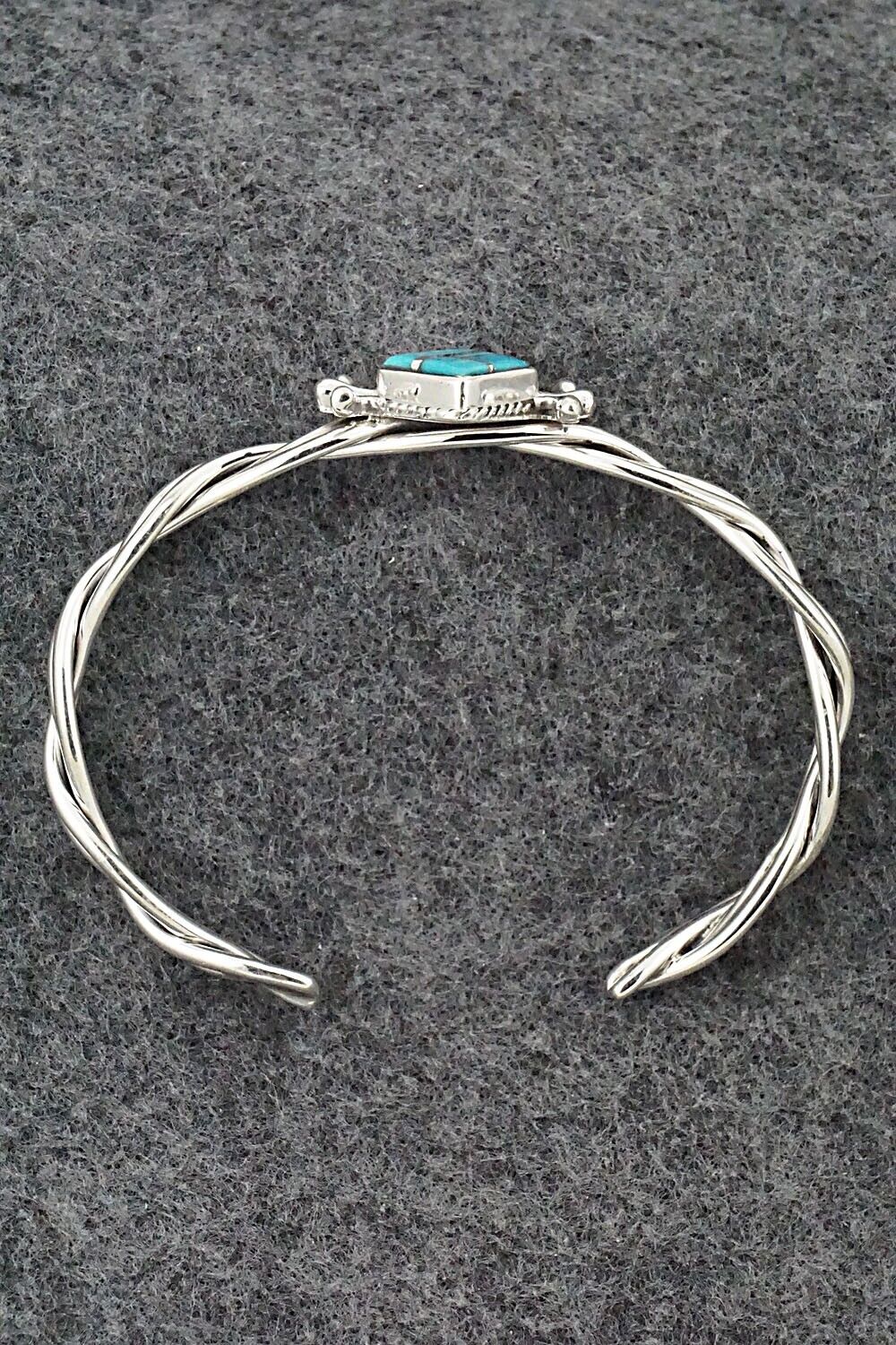 Turquoise & Sterling Silver Bracelet - James Manygoats