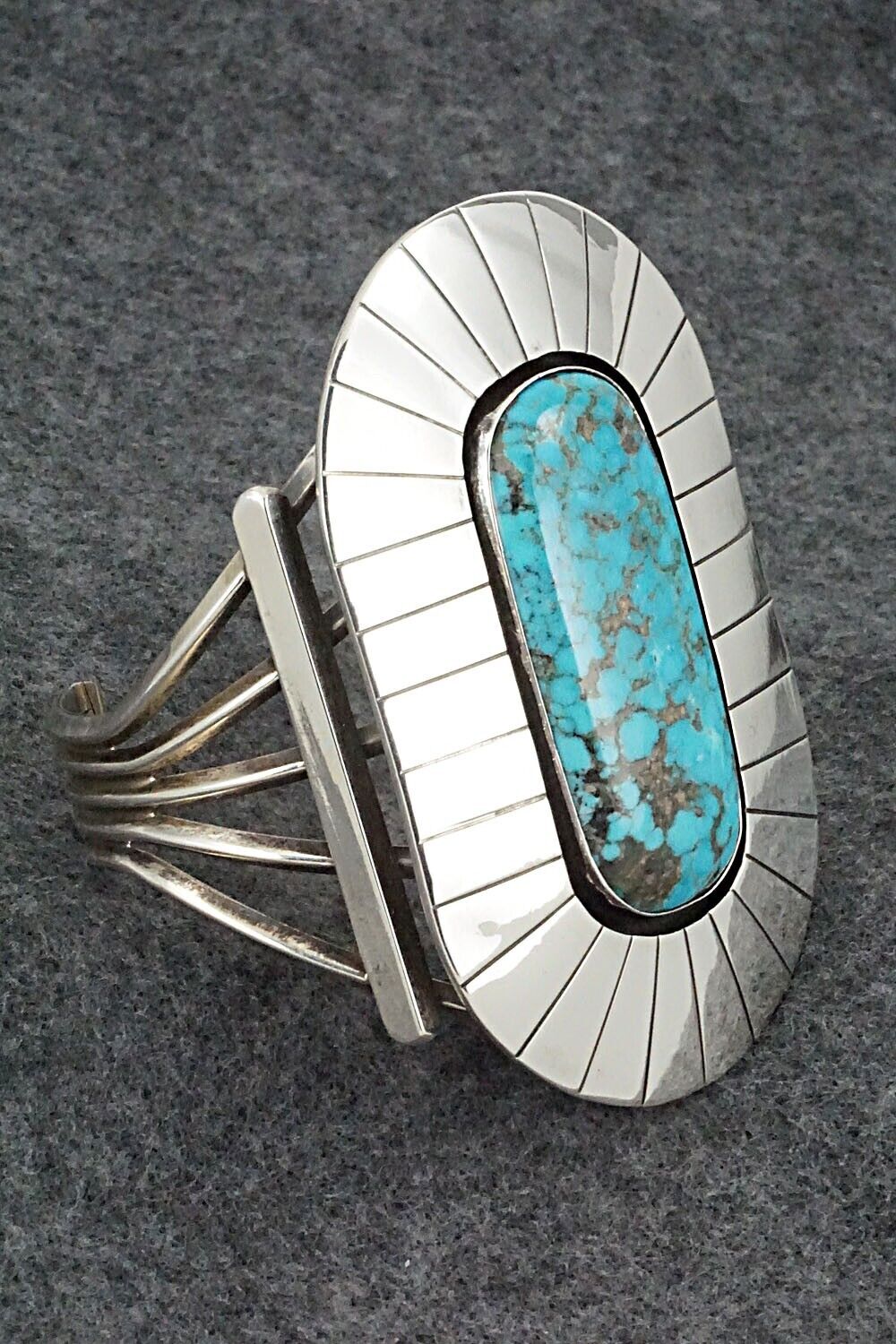 Turquoise & Sterling Silver Bracelet - Navajo - Vintage