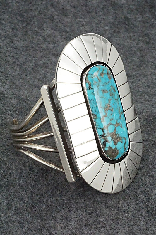 Turquoise & Sterling Silver Bracelet - Navajo - Vintage