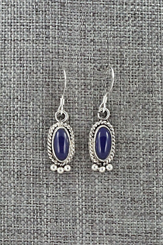 Lapis & Sterling Silver Earrings - Rosie Chee