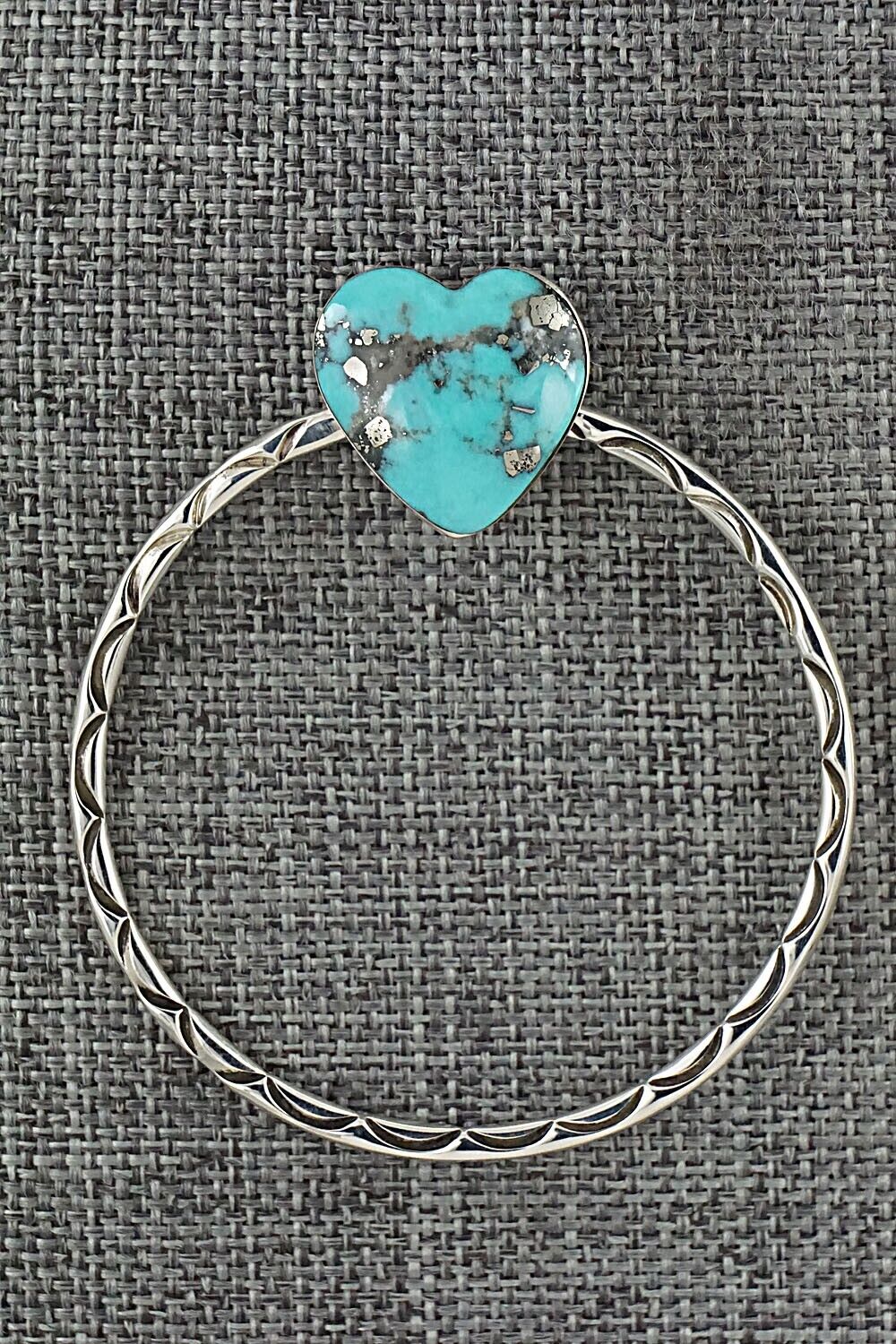 Turquoise & Sterling Silver Earrings - Sarah Yazzie
