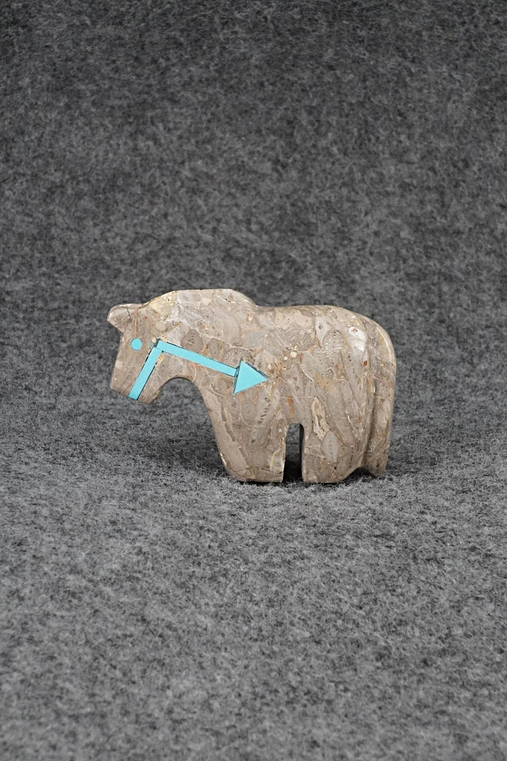 Horse Zuni Fetish Carving - Bernard Laiwakete