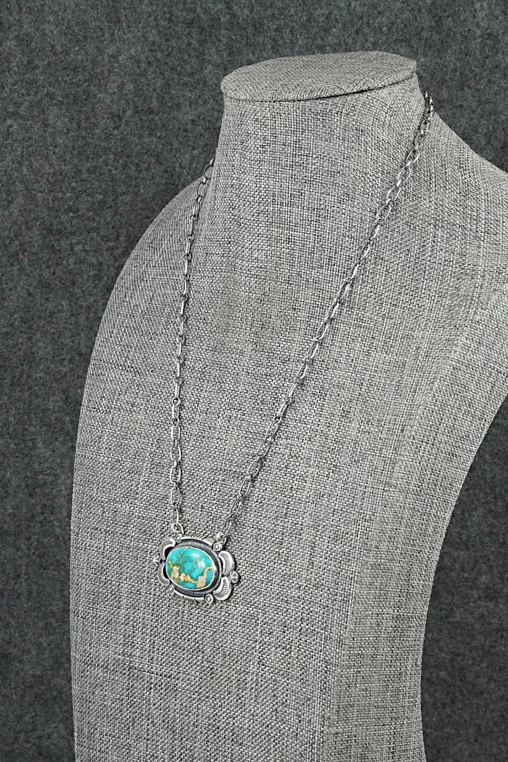 Turquoise & Sterling Silver Necklace - Daniel Benally