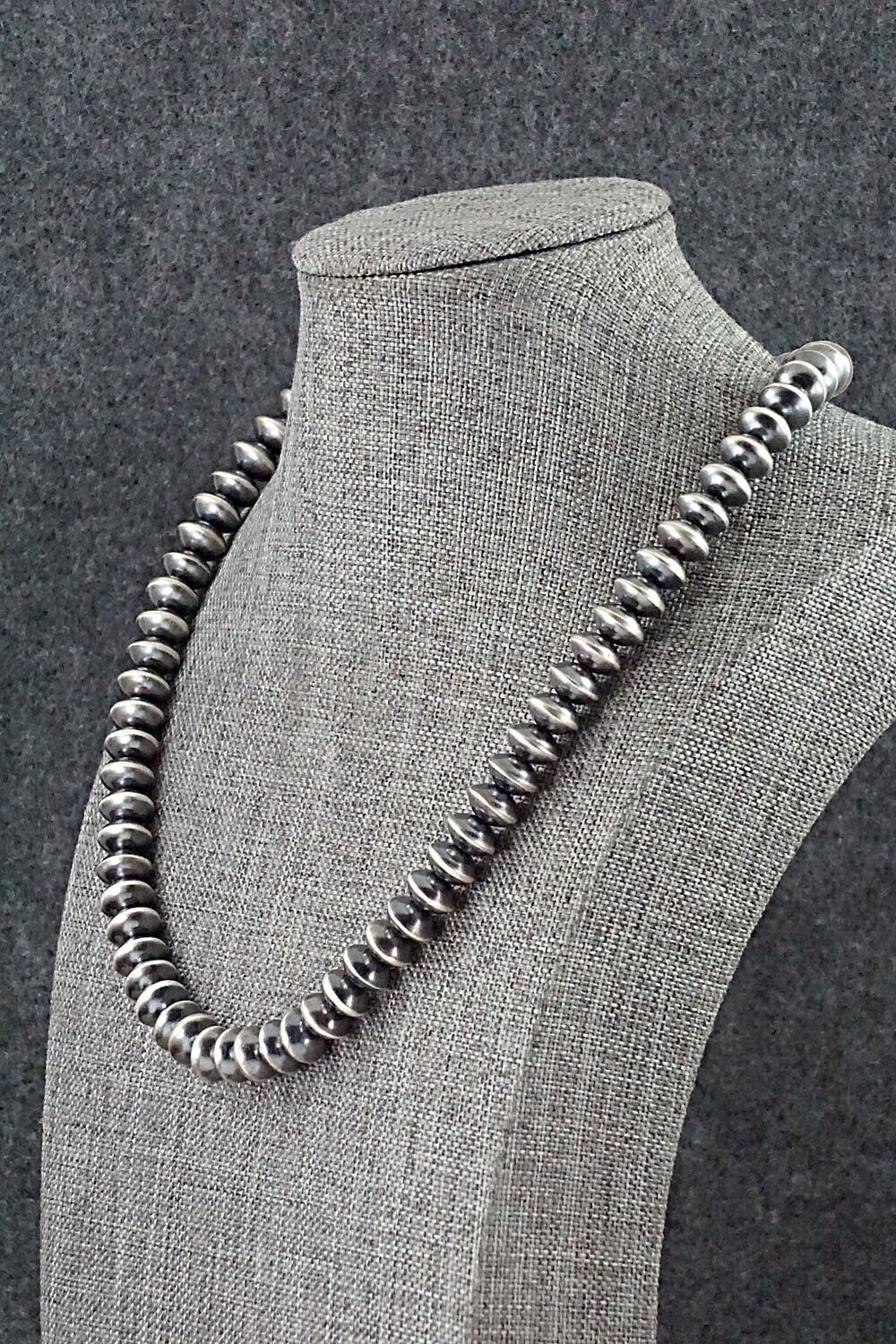 Sterling Silver Navajo Pearl Necklace - Michelle James