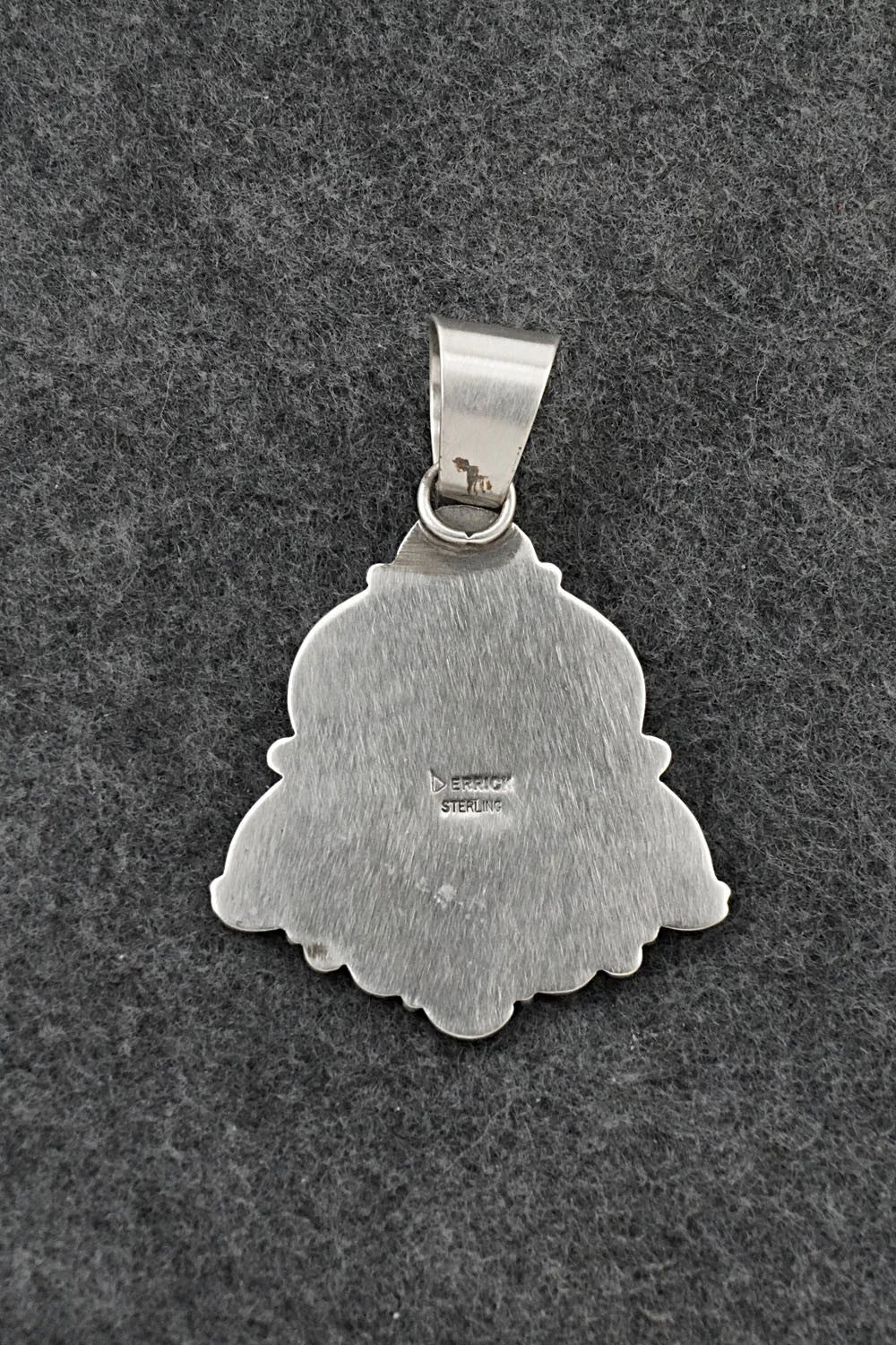 Turquoise and Sterling Silver Pendant - Derrick Gordon