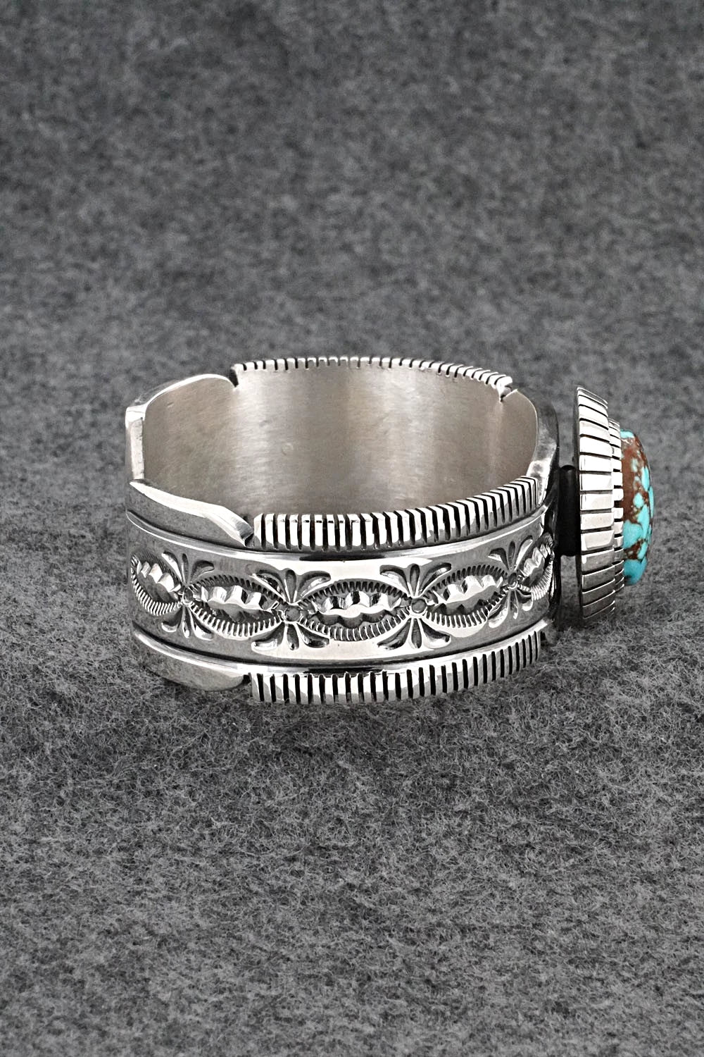 Turquoise & Sterling Silver Bracelet - Mark Yazzie